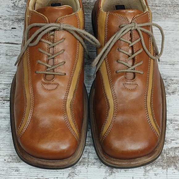 🟪Sz 43 Bed Stu Brown Leather Lace Up Oxford - Picture 6 of 16